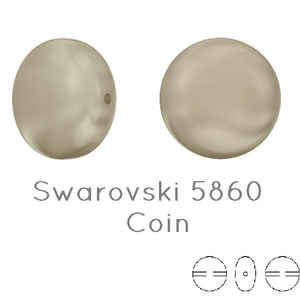 Crystal Coin Crystal Pearls 5860