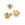 Beads wholesaler Stud earrings sun golden stainless steel for 6x4mm cabochon (2)