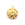 Beads wholesaler Medal pendant with eye golden stainless steel 19x16mm (1)