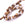 Beads wholesaler Round freshwater pearl golden bronze mix 5-6mm (1 strand-40cm)