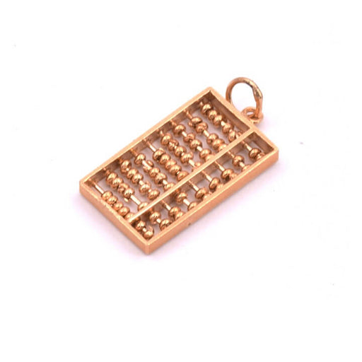 Buy Pendant abacus Gold plated 3 microns 20x11mm (1)