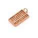 Pendant abacus Gold plated 3 microns 20x11mm (1)