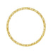 Connector ring closed Gold filled striped 19mm - thickness 1mm(1)