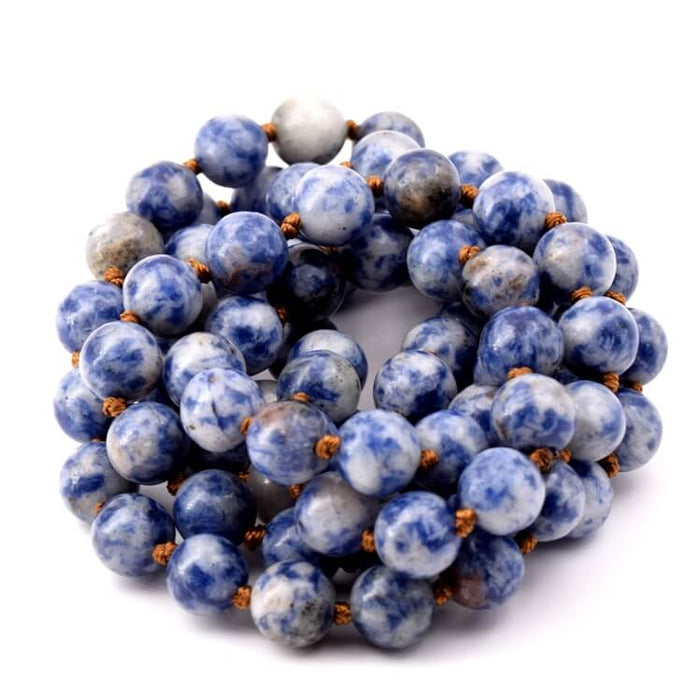 Round sodalite bead necklace 9mm, length 90cm sold by 1 necklace