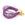 Beads wholesaler Metallic wire and purple polyester cord 1mm (3m)