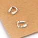 Wire protectors sterling silver - 5x4x0.6mm (2)