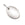 Beads wholesaler Oval charm pendant with engraved 925 silver ring - 7x5.5mm (1)