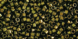 cc422 - Seed Beads Toho treasure 11/0 Dark Chocolate Bronze Gold Luster(5g)