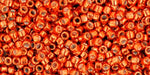 cc562 - Seed Beads Toho treasure 11/0 Galvanized Saffron (5g)
