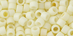 cc762 - Seed Beads Toho treasure 11/0 Opaque Matte Ivory (5g)