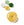 Beads wholesaler Donut rondelle glass bead Yellow jade imitation - 10x3.5mm (4)