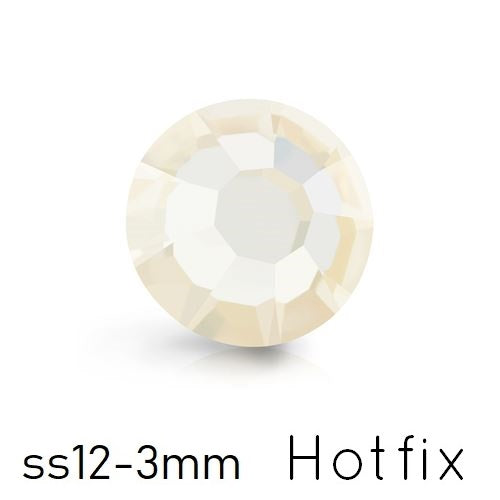 Preciosa Crystal Blond Flare Flatback Hotfix - ss12-3mm (80)