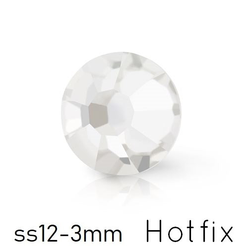 Buy Preciosa Crystal Silver Flare Flatback Hotfix - ss12-3mm (80)