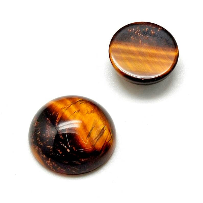 Round cabochon tiger's eye 8mm (1)