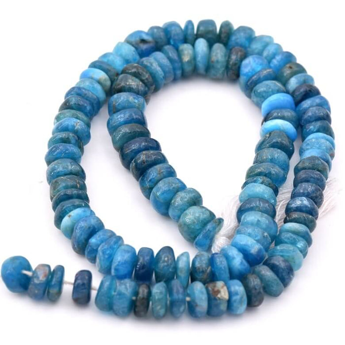 Apatite Heishi Bead 6-7x3-5mm - Hole: 0.5mm (1 Strand - 34cm)