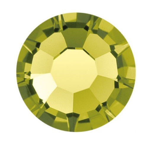 FlatBack Preciosa Olivine ss30-6.35mm (12)