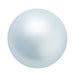 Preciosa Light Blue Round Pearl Bead 10mm - Pearl Effect (10)