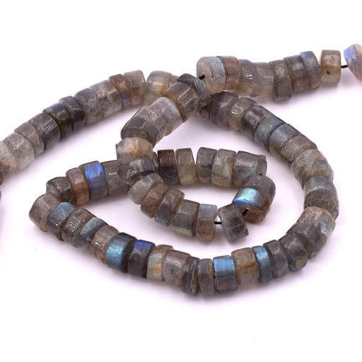 Buy Heishi beads rondelle Labradorite 8-10x3-6mm (1 Strand-36cm)