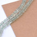Heishi bead rondelle Quartz Prasiolite 5-6x2-4mm (1 Strand-31cm)