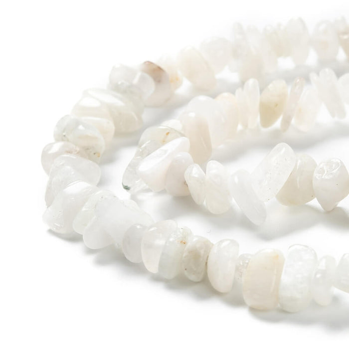 Moonstone Chips beads 8-12mm - hole: 0.8mm (1 strand 40cm)