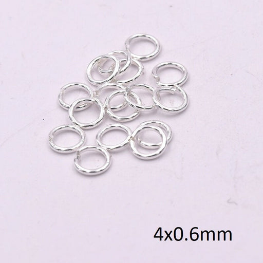Jumpd Ring Stainless Steel Silver 4x0.6mm (10)