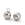 Beads wholesaler Round Pendants Ball Stainless Steel Hammered 6mm (2)