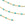 Beads wholesaler Chain Very thin Stainless Steel and Enamel Turquoise 1mm (50cm)