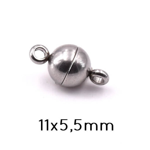 Magnetic Clasp Stainless Steel 11x5.5mm (1)
