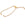 Beads wholesaler Bracelet Paper clip Chain Golden Stanless Steel 15cm (1)