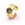 Beads wholesaler Ring For Cabochon 8mm Golden Stainless Steel - adjustable (1)