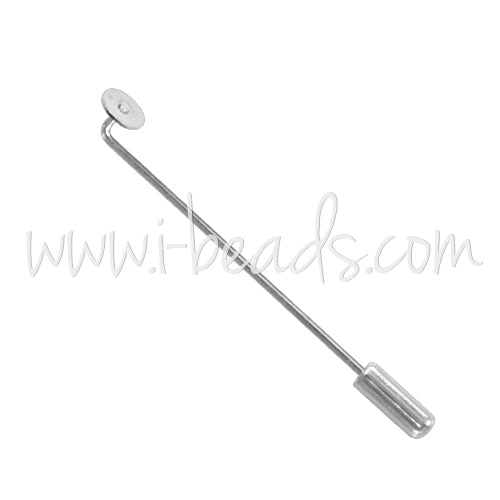 Buy Hat pin silver finish 45mm (4)