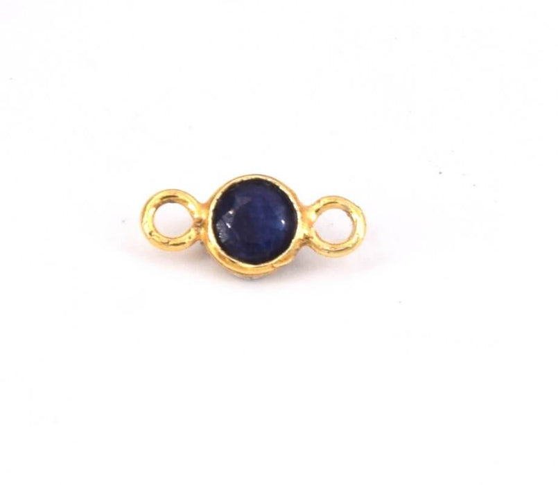 Small Connector 11x5mm Sapphire -Vermeil