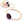 Beads wholesaler Ring pendant Garnet bead 22mm flash gold (1)