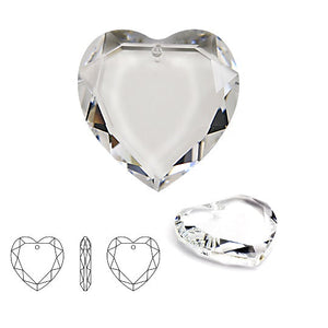 Quality Crystal Love Beads 5741