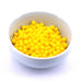 Firepolish round bead opaque yellow 4mm (50)
