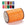 Beads wholesaler Brazilian Waxed Twisted Polyester Cord Orange 0.8mm - 50m spool (1)