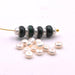 Freshwater Pearls Heishi Rondelle White 4x2mm (15)