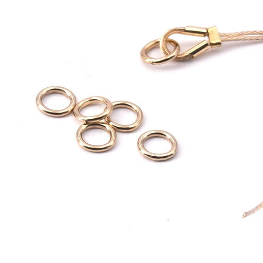 Buy Jump Rings Closed Gold Filled - 4x0.64mm (5)