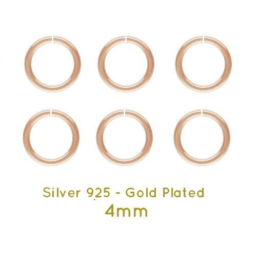 Buy Ring Junction 925 Gold Plated 1 micron - 4x0.7mm (5)