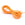 Beads wholesaler Snake nylon Cord Apricot Orange 1mm (5m)