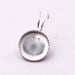 Pendant Round For Cabochon 8mm in Sterling Silver (1)