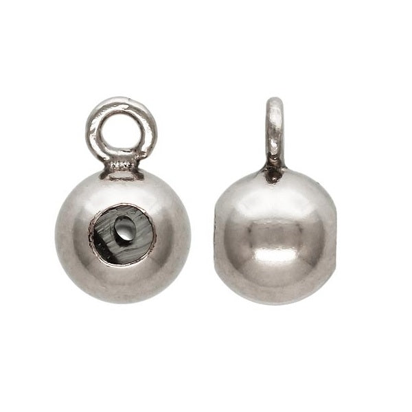 Sliding Bead 925 Silver - 4mm - Hole: 0.5mm (1)