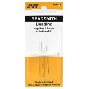 4 English beading needle size 15 (1)