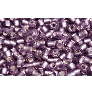 cc39f - Toho beads 11/0 silver-lined frosted light tanzanite (10g)