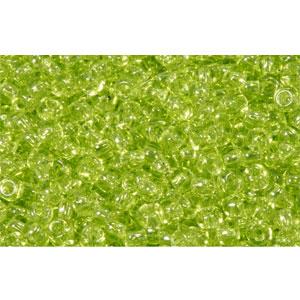 cc4 - Toho beads 11/0 transparent lime green (10g)