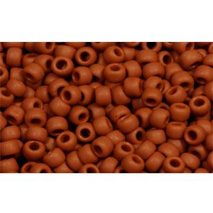 cc46lf - Toho beads 11/0 opaque frosted terra cotta (10g)