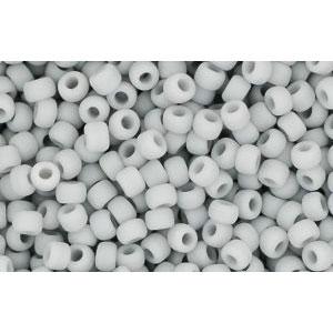 cc53f - Toho beads 11/0 opaque frosted grey (10g)