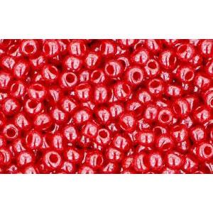 cc125 - Toho beads 11/0 opaque lustered cherry (10g)