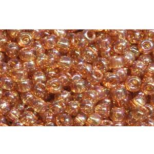 cc162c - Toho beads 11/0 transparent rainbow topaz (10g)