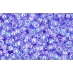 cc168 - Toho beads 11/0 transparent rainbow light sapphire (10g)